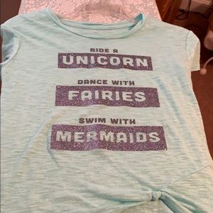 Girls SO brand skin knot T-shirt